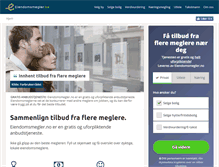 Tablet Screenshot of eiendomsmegler.no